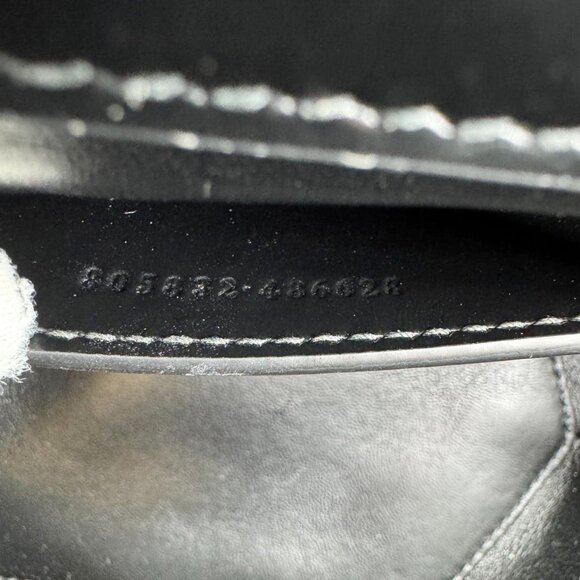 Gucci Bamboo Top Handle Mini Leather Tote Bag Black 805832 - Picture 16 of 16